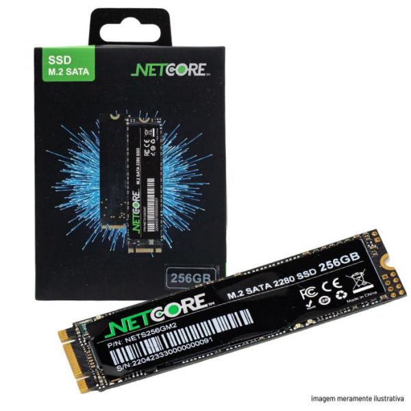 HD SSD M.2 256GB SATA III NETCORE NETS256GM2