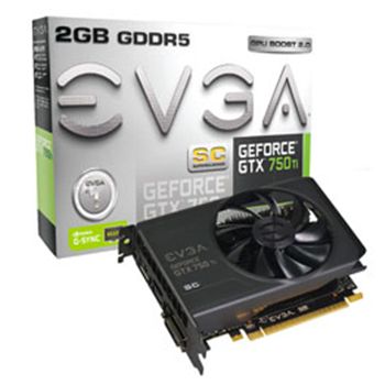 VGA EVGA GEFORCE GTX 750TI SC 2GB DDR5 02G-P4-3753-KR