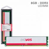MEMORIA PCYES UDIM 8GB DDR3 1600MHZ - PM081600D3