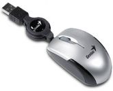 Mouse Genius Micro Traveler Sil USB Optical 3Buttons 1200dpi