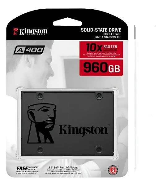 HD SSD 960GB SATA III 2,5" KINGSTON SA400S37/960G