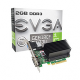 PLACA DE VIDEO EVGA GEFORCE GT 730 2GB/64 BITS DDR3 PCI-E2.0 DVI+HDMI+VGA 02G-P3-1733-KR